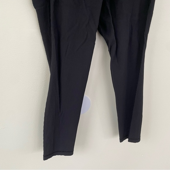 ATHLETA Salutation Stash Pocket II Rib 7/8 Tight Leggings Black XL Extra Large - Picture 4 of 10